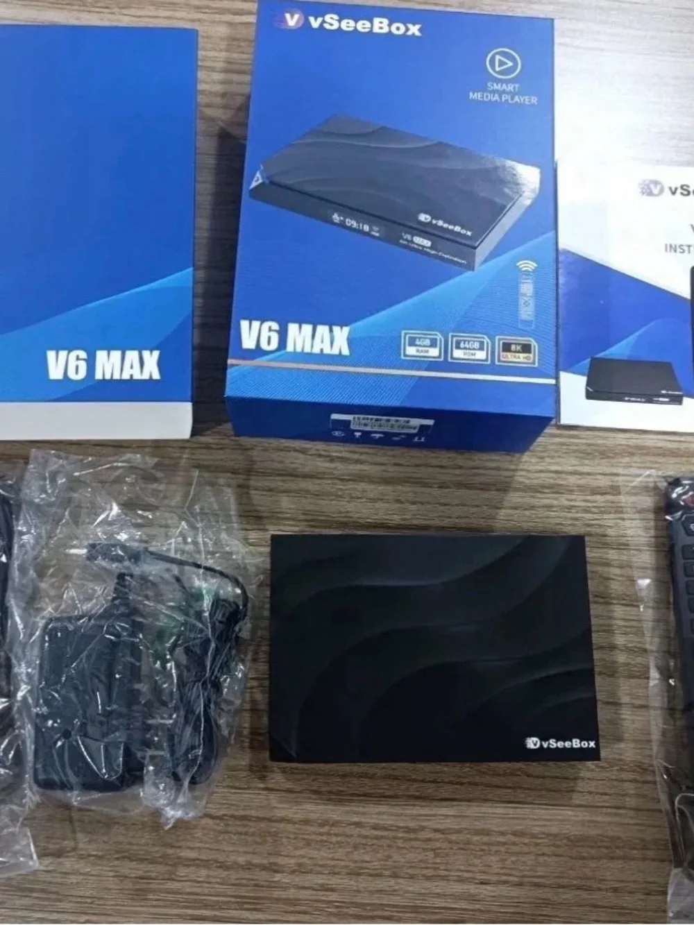 Vseebox V6 Max Black Media Streaming Player - Picture 2 of 2